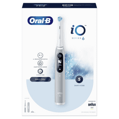 Oral-B iO Series 6 Grey Opal mágneses fogkefe