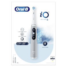 Oral-B iO Series 6 Grey Opal mágneses fogkefe