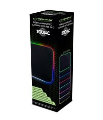 Esperanza EGP105 ZODIAC 350x250mm RGB LED fekete gamer egérpad