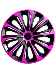 NRM Dísztárcsa RENAULT 15", STRONG DUOCOLOR pink és fekete 4 db