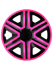 NRM Dísztárcsa SEAT 16", ACTION DOUBLECOLOR pink és fekete 4 db