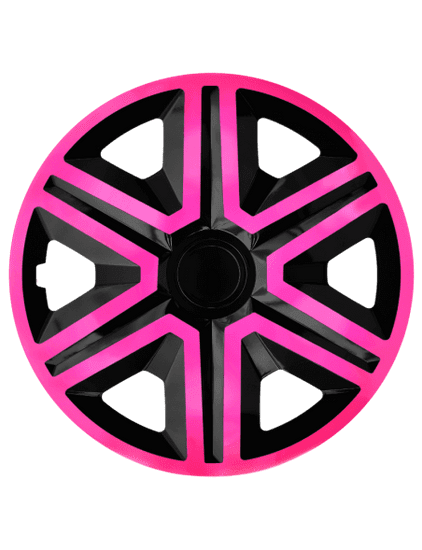NRM Dísztárcsa SKODA 16", ACTION DOUBLECOLOR pink és fekete 4 db