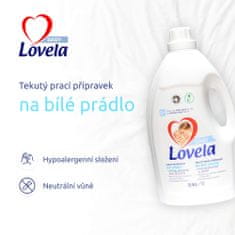 Lovela Baby folyékony mosószer fehér ruhákra, 2,9 l / 32 mosási adag