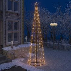 shumee kúp alakú karácsonyfa 400 meleg fehér LED-del 100 x 360 cm