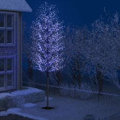 shumee cseresznyevirágos karácsonyfa 2000 db kék LED-del 500 cm