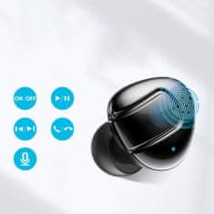 Joyroom JR-TL10 TWS bluetooth fülhallgató, fehér
