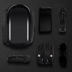 MG Bicycle Front kerékpár táska mobiltelefon tokkal 6.5L, fekete