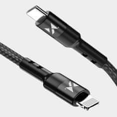 MG kábel USB-C / USB-C PD 18W 1m, fekete