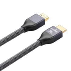 MG kábel HDMI 2.1 8K / 4K / 2K 2m, ezüst