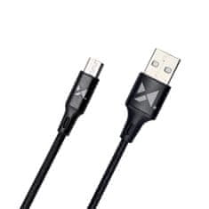 MG kábel USB / USB-C 2.4A 2m, fekete