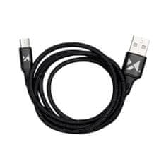 MG kábel USB / micro USB 2.4A 2m, fekete