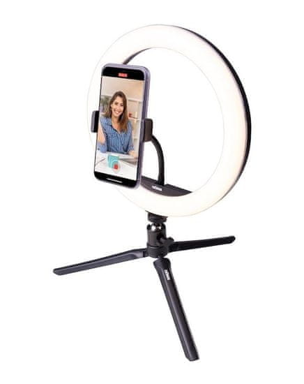 Doerr Vlogging Kit VL-26 LED RGB videólámpa SmartPhone számára