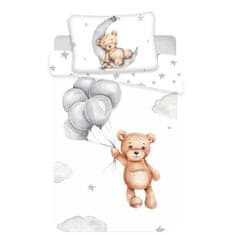Jerry Fabrics Gyermekágynemű Teddy mackó baba pamut, 100/135, 40/60 cm, 100/135, 40/60 cm
