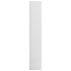 shumee 3-részes magasfényű fehér könyv-/TV-szekrényszett 180x30x180 cm
