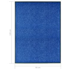 Greatstore kék kimosható lábtörlő 90 x 120 cm