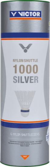 Victor Nylon Shuttle 1000, sárga/kék, 6 db