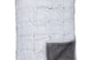Fine Dekoratív ágytakaró QUADRO 110 fehér, 140 x 190 cm