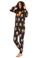 Cornette Női pizsama 465/292 Bear 2, fekete, L