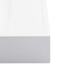 Greatstore fehér ásványöntvény/márványöntvény mosdókagyló 50x50x12,3 cm