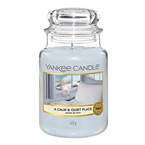 Yankee Candle Gyertya egy üvegedénybe a Yankee gyertyát, Csendes és békés hely, 623 g