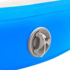 shumee kék PVC felfújható tornamatrac pumpával 100 x 100 x 10 cm