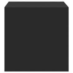 Greatstore fekete forgácslap faliszekrény 37 x 37 x 37 cm