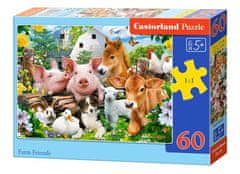 Castorland Puzzle Barátok a farmon 60 darab