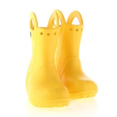 Crocs Gumicsizma vízcipő sárga 32 EU Handle Rain Boot Kids
