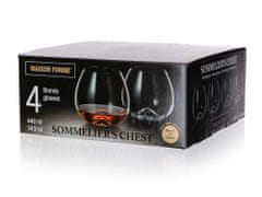MAISON FORINE SOMMELIER CHEST brandy pohár készlet 440 ml, 4 db