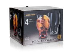 MAISON FORINE SOMMELIER'S CHEST Aperol pohár készlet 500 ml, 4 db