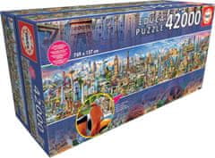 EDUCA  Kirakós játék Körül a világé 42000 puzzle darabokat