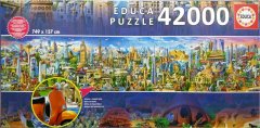 EDUCA  Kirakós játék Körül a világé 42000 puzzle darabokat