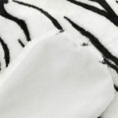 shumee fehér plüss tigris szőnyeg 144 cm