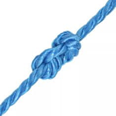Greatstore kék polipropilén sodrott kötél 12 mm 100 m