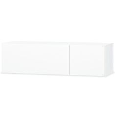 shumee fehér magasfényű faforgácslap TV szekrény 120 x 40 x 34 cm
