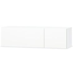 shumee 2 db fehér magasfényű furnér TV szekrény 120 x 40 x 34 cm