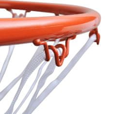 Greatstore narancssárga kosárlabda készlet gyűrűvel és hálóval 45 cm