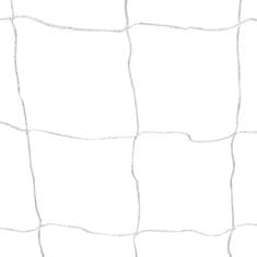 shumee fehér acél focikapu hálóval 182 x 61 x 122 cm