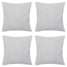 Greatstore 130901 4 White Cushion Covers Cotton 40 x 40 cm