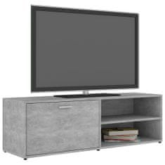 shumee betonszürke forgácslap TV-szekrény 120 x 34 x 37 cm