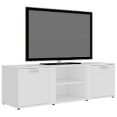 shumee fehér forgácslap TV-szekrény 120 x 34 x 37 cm