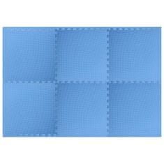 shumee 6 db kék EVA habszivacs padlószőnyeg 2,16 ㎡