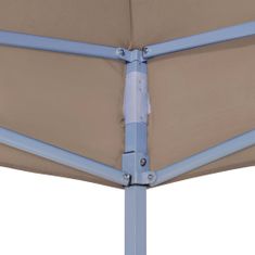 shumee tópszínű tető partisátorhoz 4,5 x 3 m 270 g/m² 