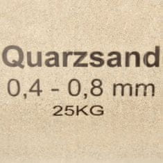 shumee szűrőhomok 25 kg 0,4-0,8 mm