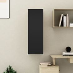 shumee fekete forgácslap TV-szekrény 30,5 x 30 x 90 cm