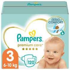 Pampers Premium Care, 3-as méret, 120 db, 6kg-10kg
