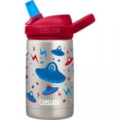 Camelbak Eddy+ Kids szigetelt ivópalack, 350 ml, szürke/piros