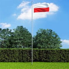 Vidaxl lengyel zászló 90 x 150 cm 146056