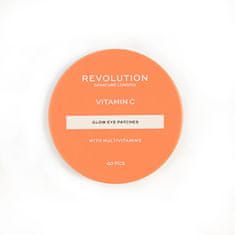 Revolution Skincare Szemkörnyékápoló tisztító zselés párnák Vitamin C (Glow Eye Patches) 30 pár