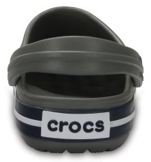 Crocs Gyermek papucs Crocband Clog Smoke/Navy 207005-05H/207006-05H, 19/20, szürke